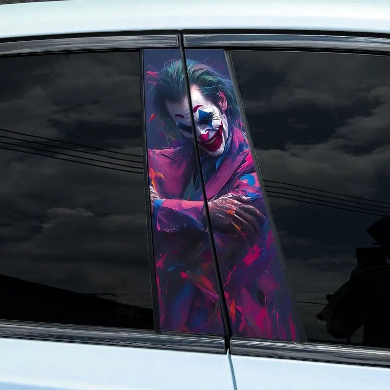 Car Door Joker Graffiti