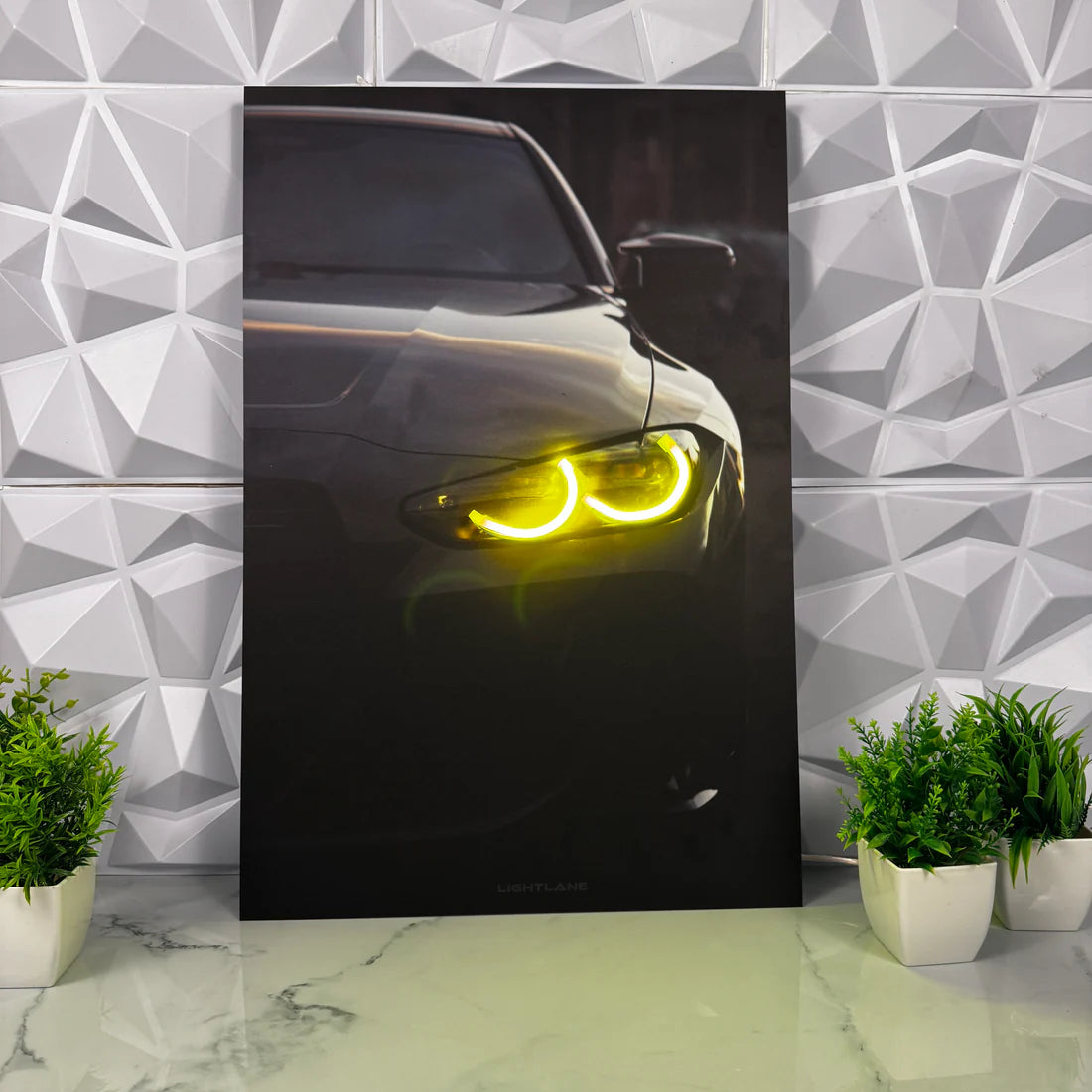 Light Up Metal Car Posters