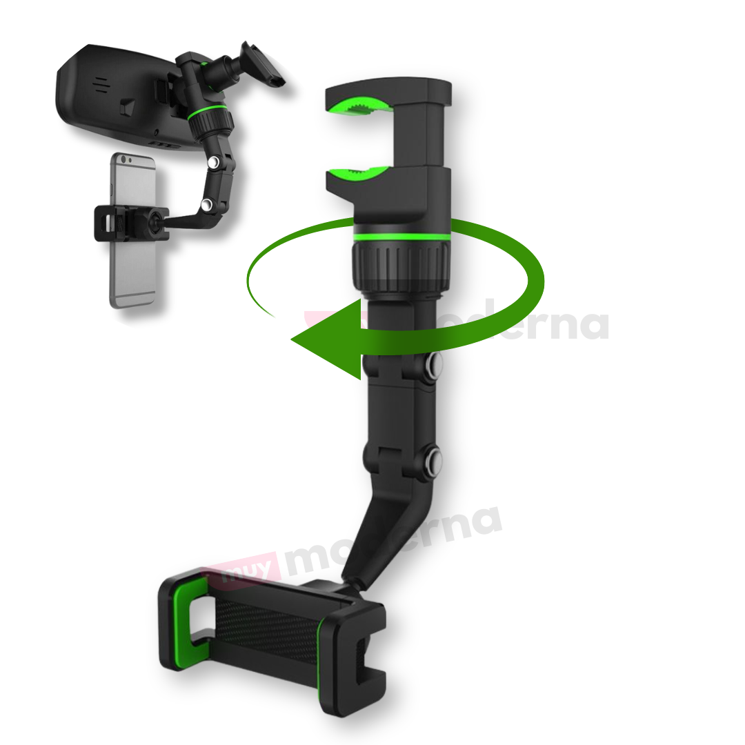 Soporte Multidireccional FlexiMount: Ajustable y Seguro para tu Celular