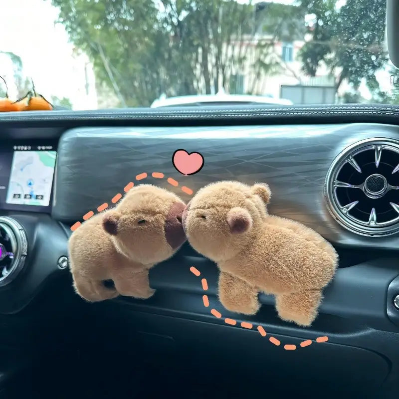 Capy Car Plushes