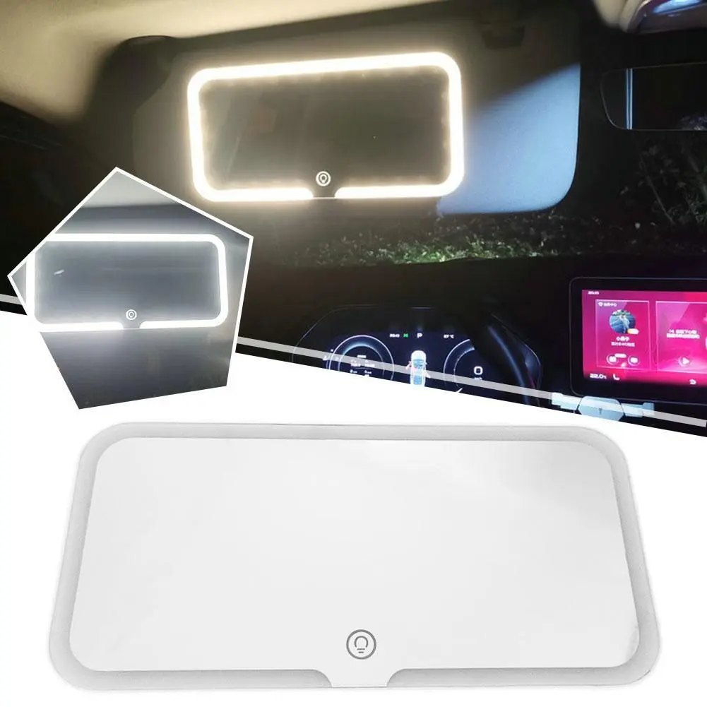 LumiMirror LED: Espejo con Luz LED para Carro